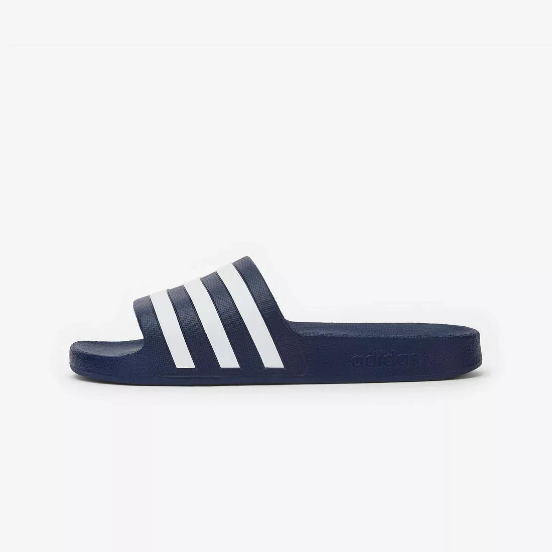 Sandal flip-flops ADILETTE AQUA, Blue, No Color, large image number 1