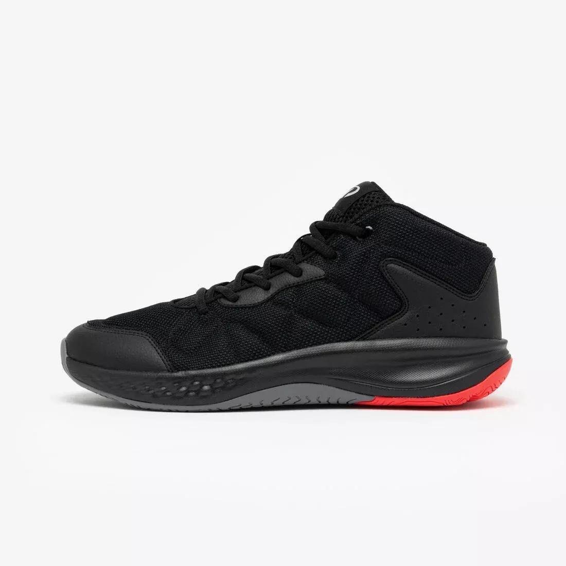 Adult Basketball Shoes Essential 100, Black, No Color, medium
