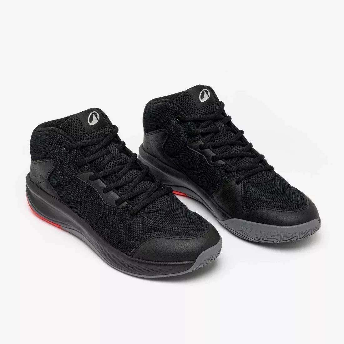 Adult Basketball Shoes Essential 100, Black, No Color, medium