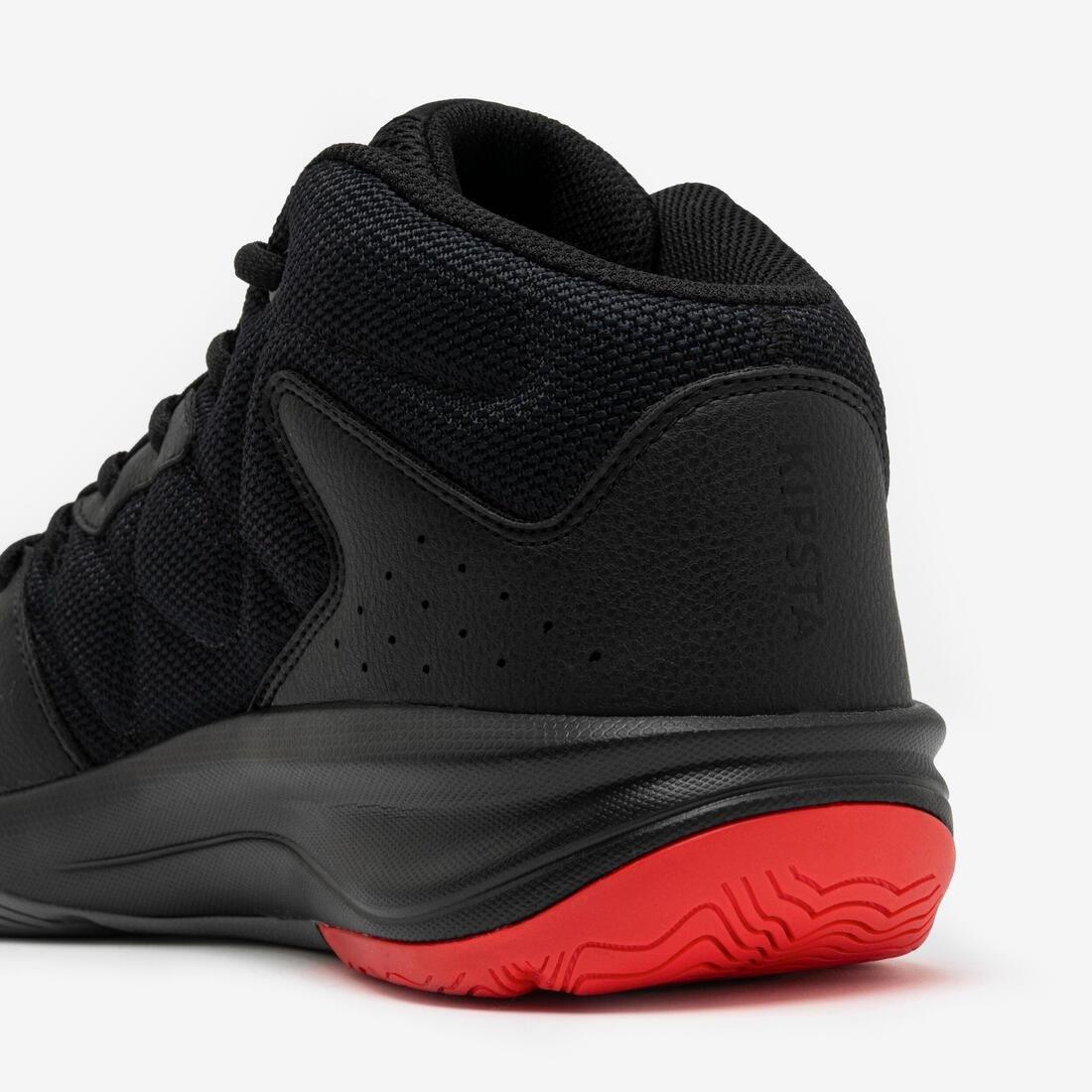 Adult Basketball Shoes Essential 100, Black, No Color, large image number 7