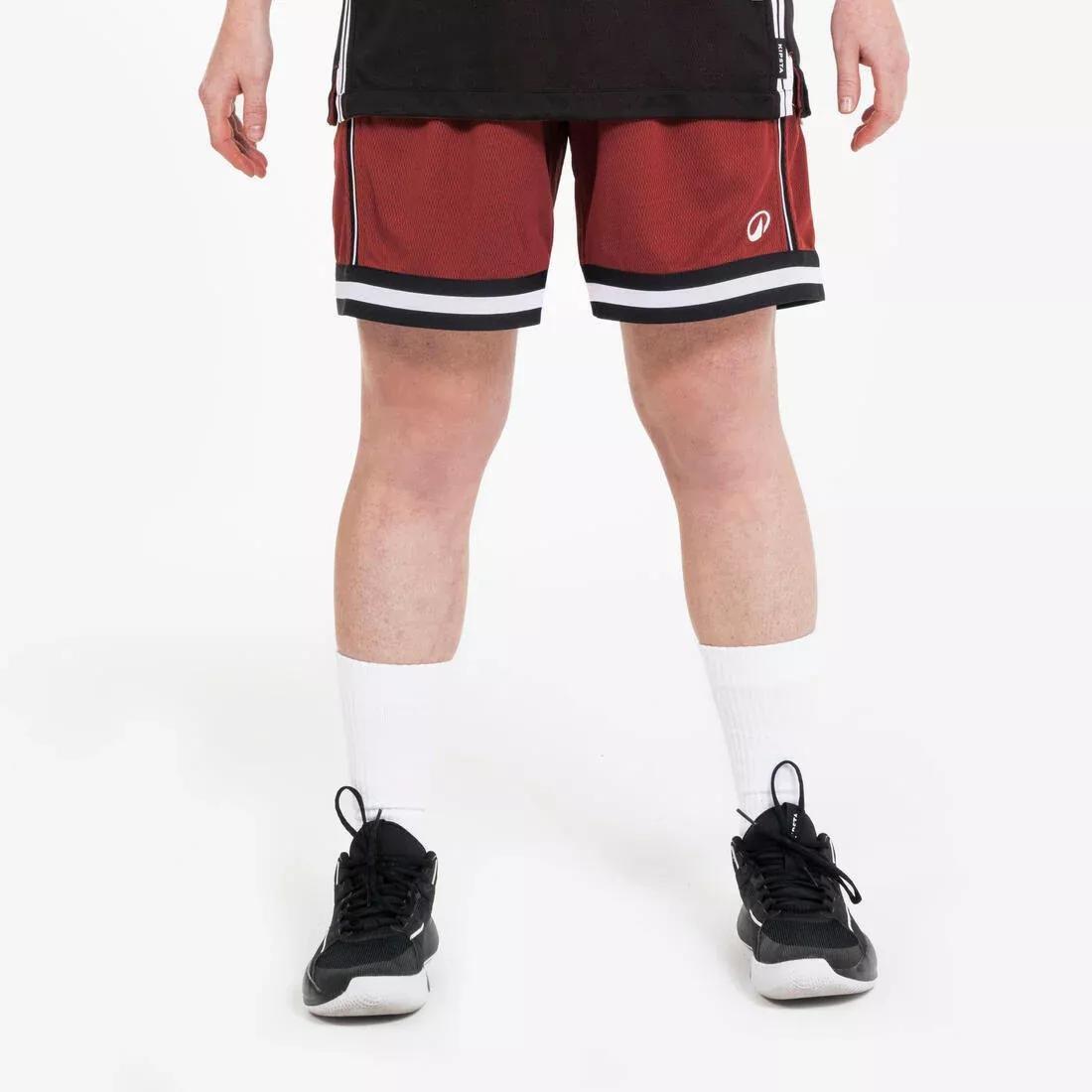 Adult 2-Way Basketball Shorts - 500, Blue, No Color, medium