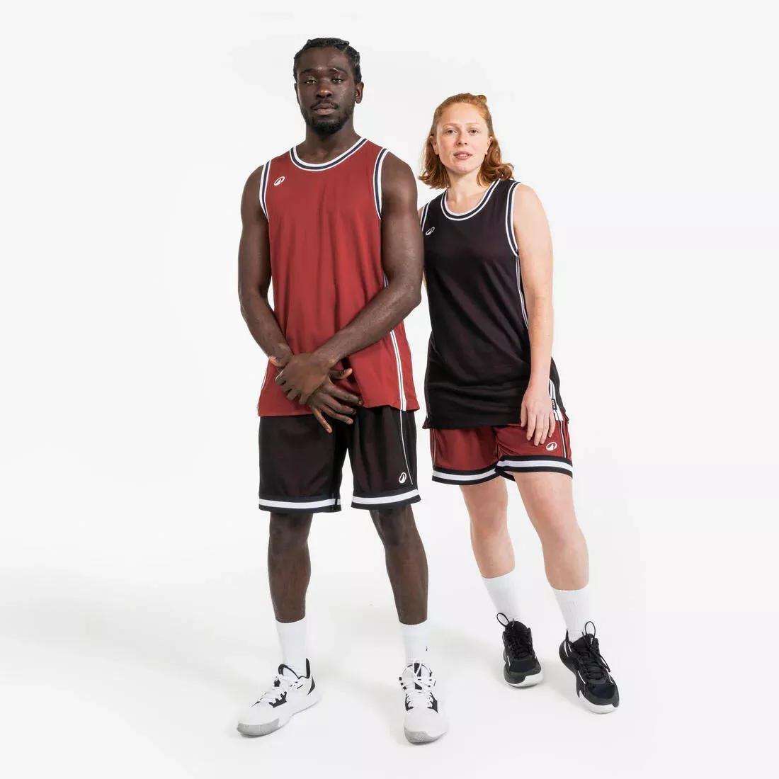 Adult 2-Way Basketball Shorts - 500, Blue, No Color, medium