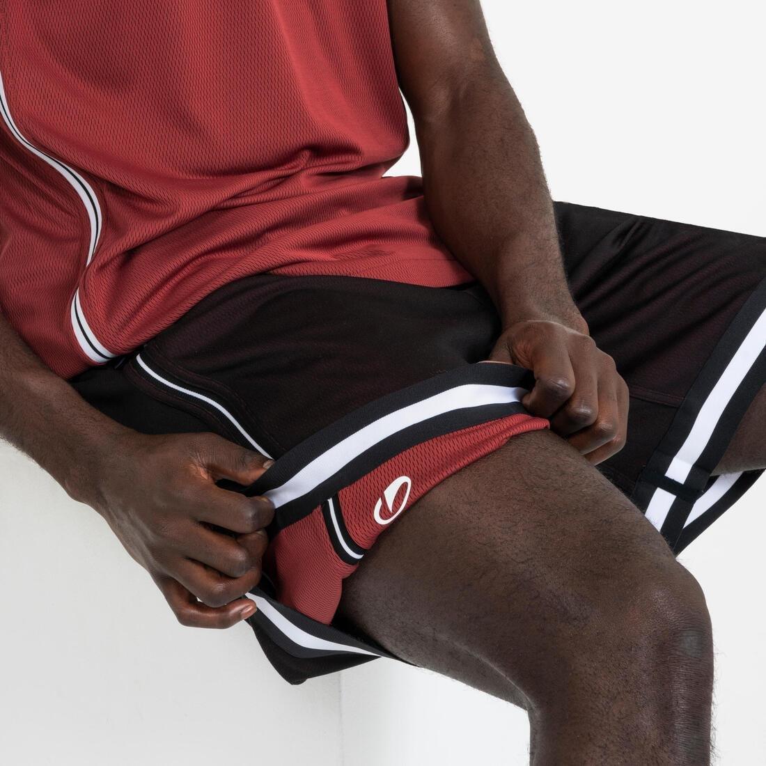Adult 2-Way Basketball Shorts - 500, Blue, No Color, large image number 3