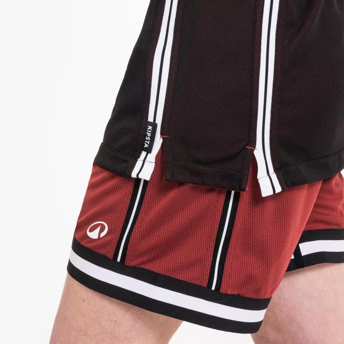 Adult 2-Way Basketball Shorts - 500, Blue, No Color, large image number 4