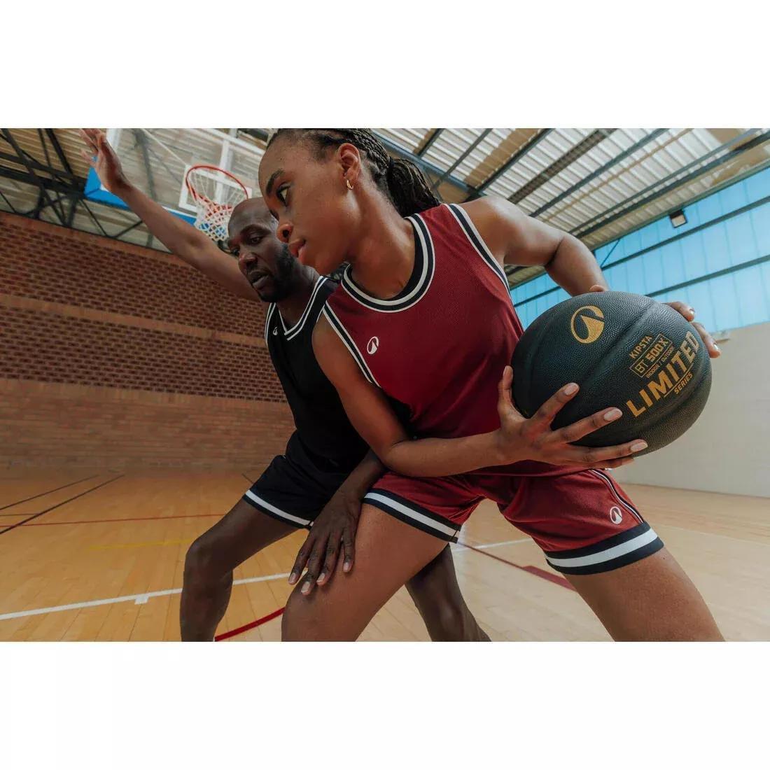Adult 2-Way Basketball Shorts - 500, Blue, No Color, large image number 9