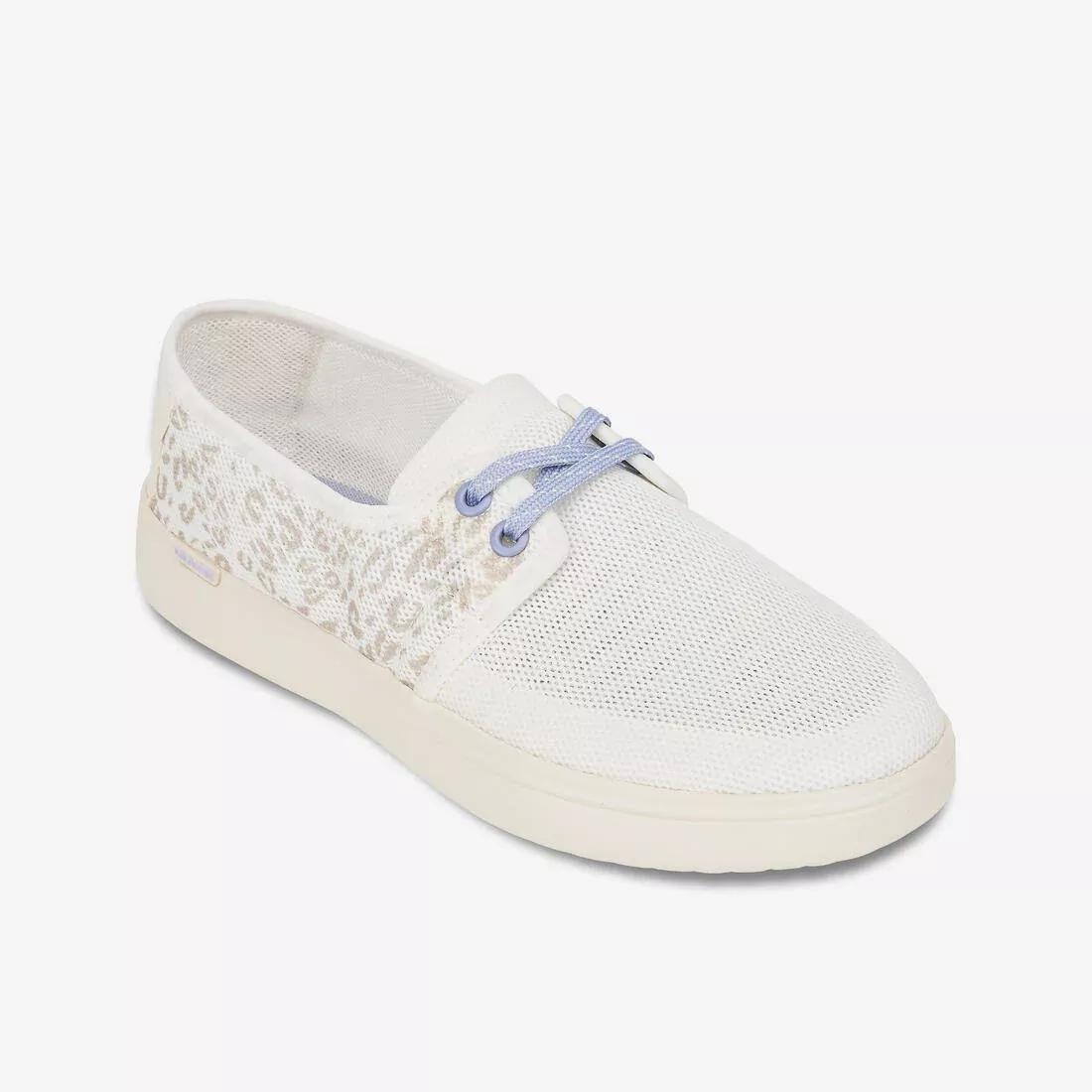 Women espadrille beach shoes, White, No Color, medium