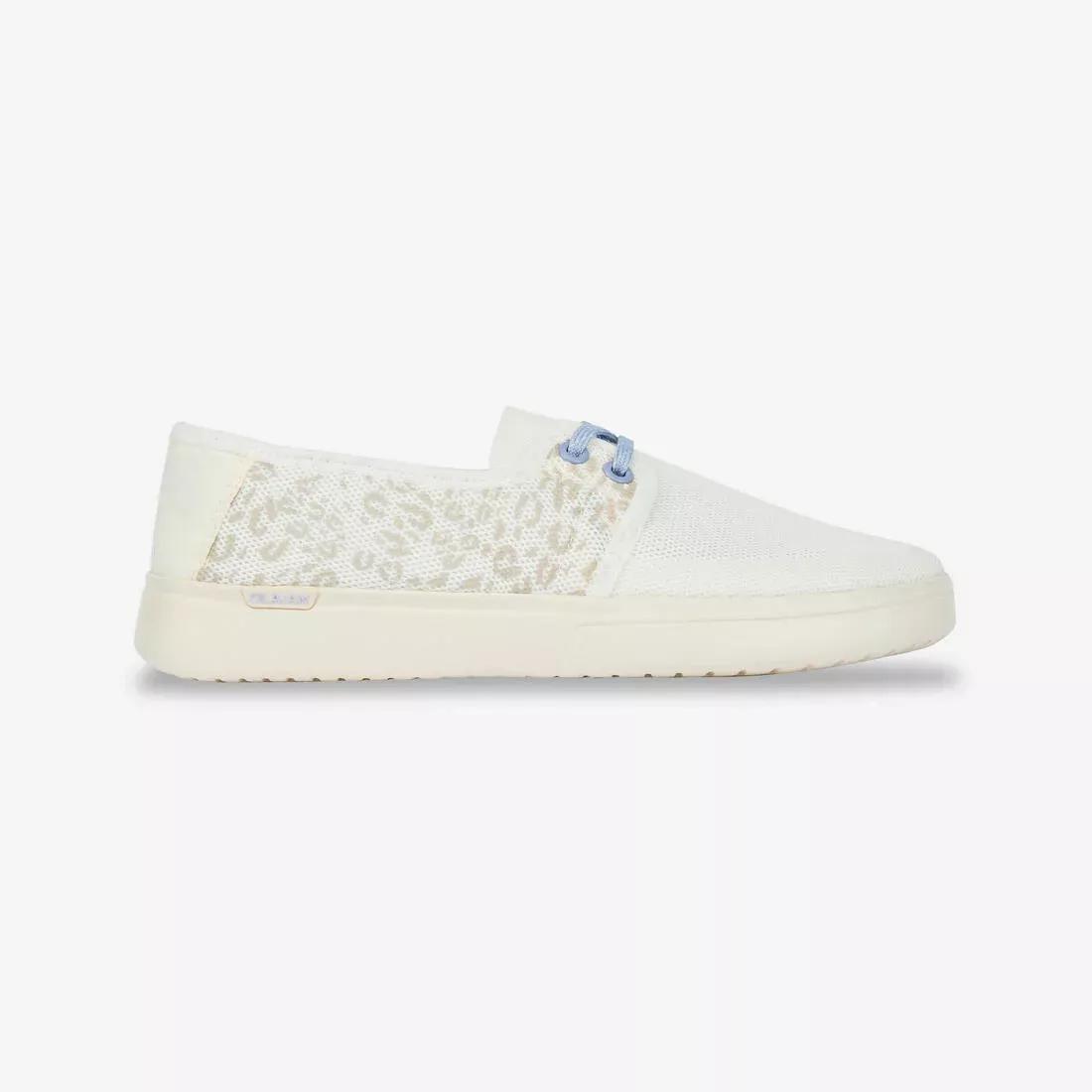 Women espadrille beach shoes, White, No Color, medium