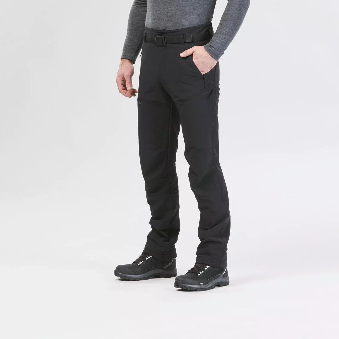 Men's Water-Repellent Hiking Trousers, SH500, No Color, medium