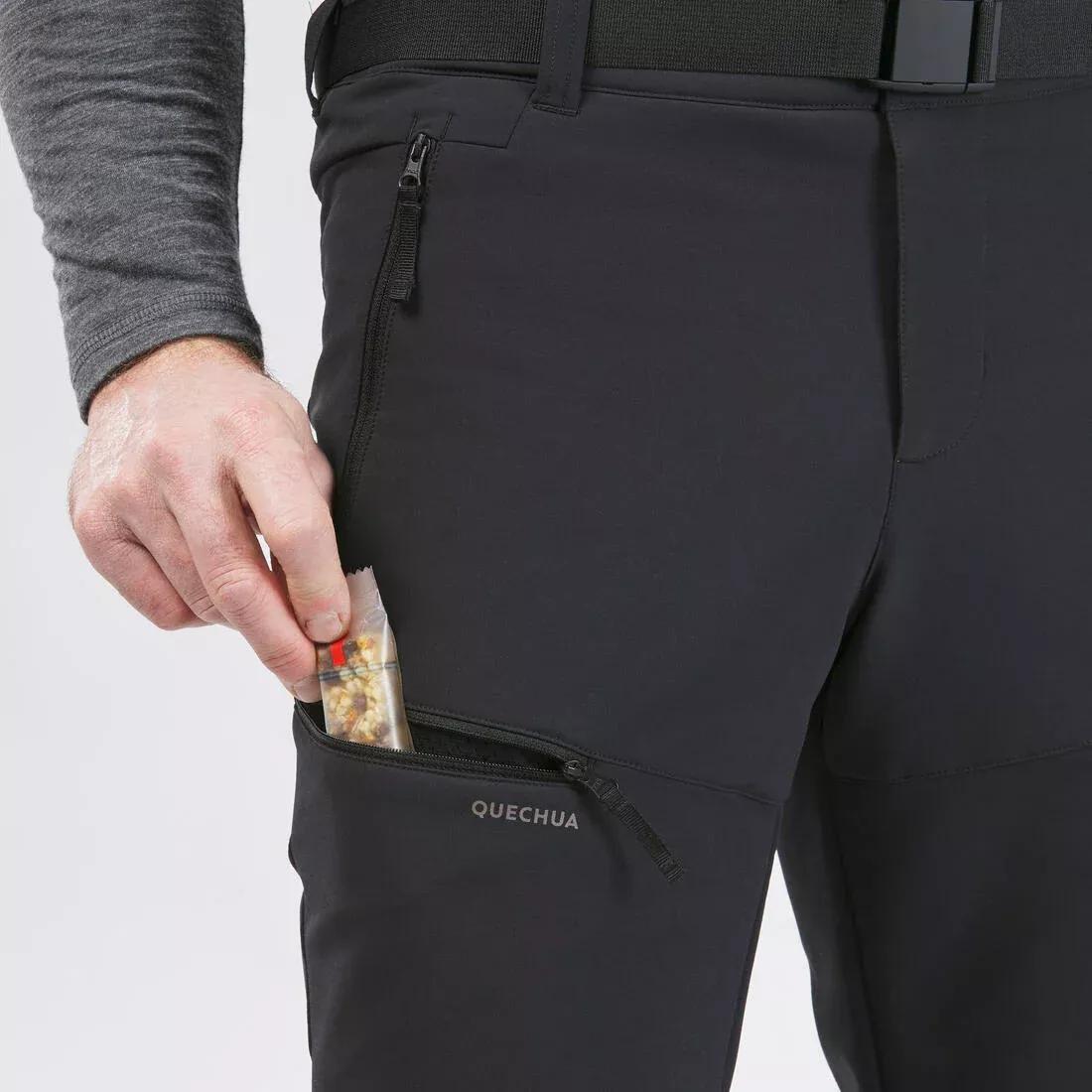Men's Water-Repellent Hiking Trousers, SH500, , large image number 5