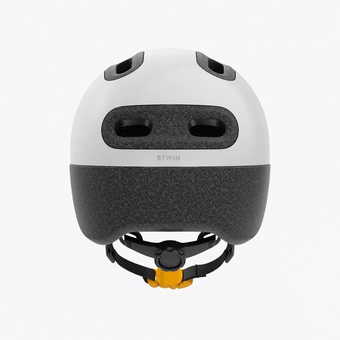 Kids Unisex Bike Helmet 44-55 cm - Play 100, Grey, No Color, large image number 4