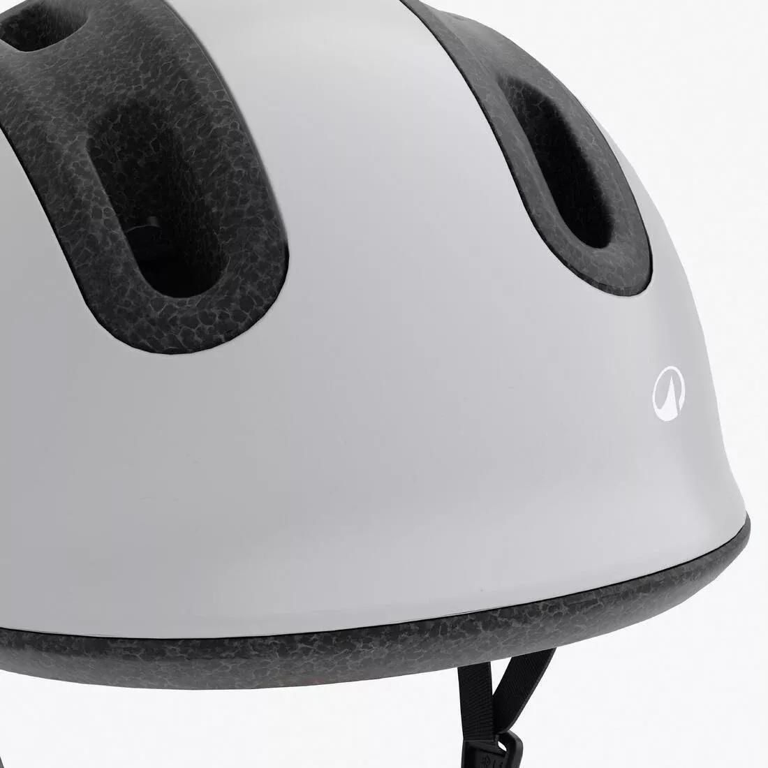 Kids Unisex Bike Helmet 44-55 cm - Play 100, Grey, No Color, large image number 8