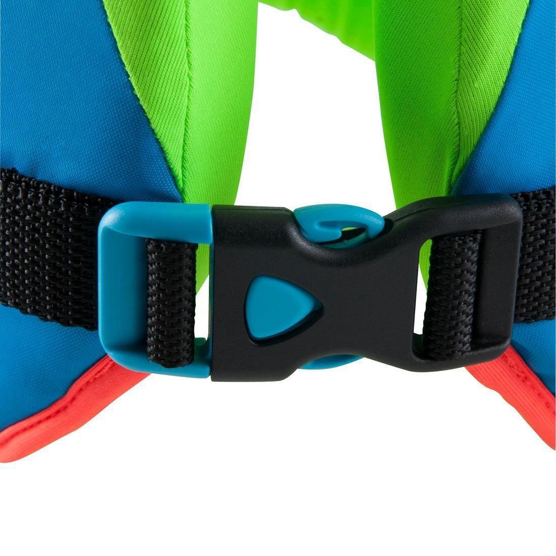 Kids Unisex Swim Vest - Swimvest+, Green/Blue, No Color, medium