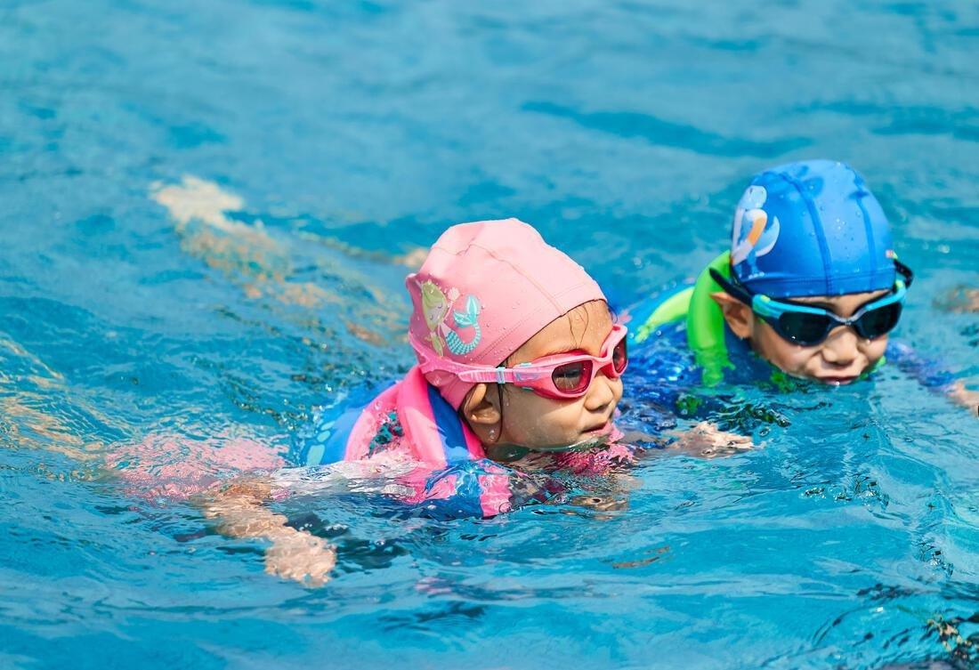 Kids Unisex Swim Vest - Swimvest+, Green/Blue, , large image number 7