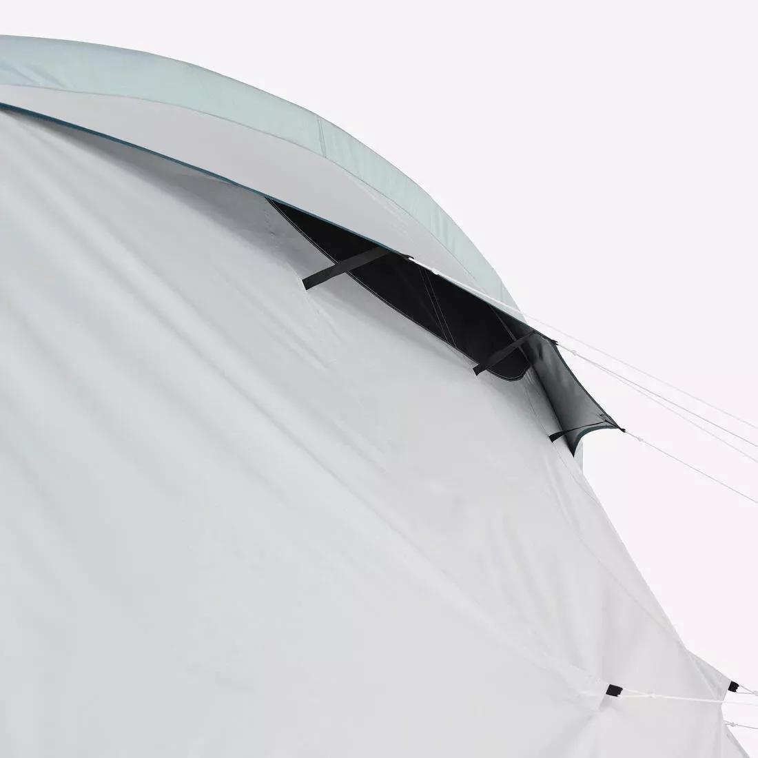 6-Person, 3-Bedroom Camping Tent - Arpenaz 6.3, Blue, No Color, large image number 9