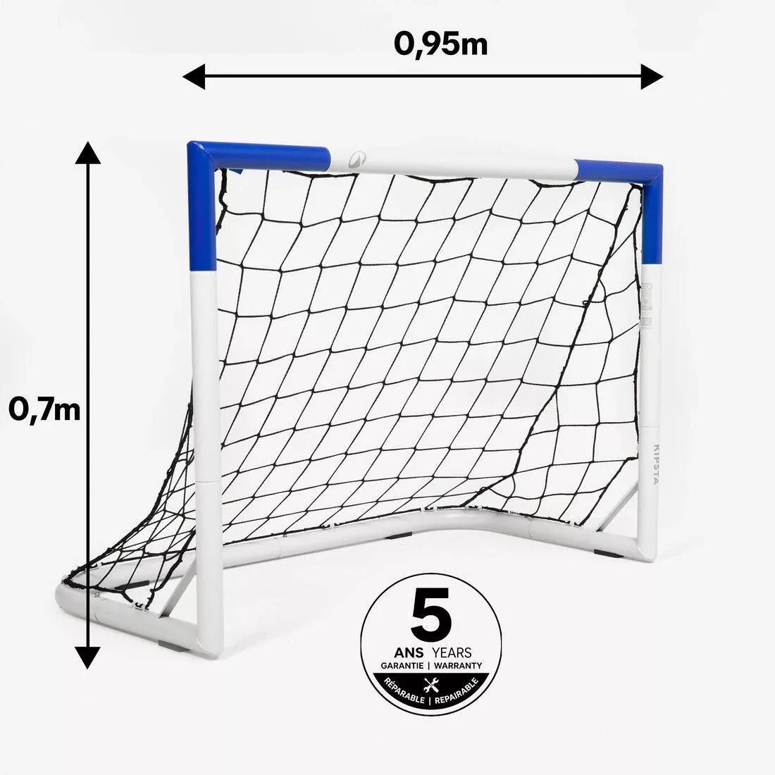 3X2Ft Small Metal Football Goal, Grey, No Color, large image number 3