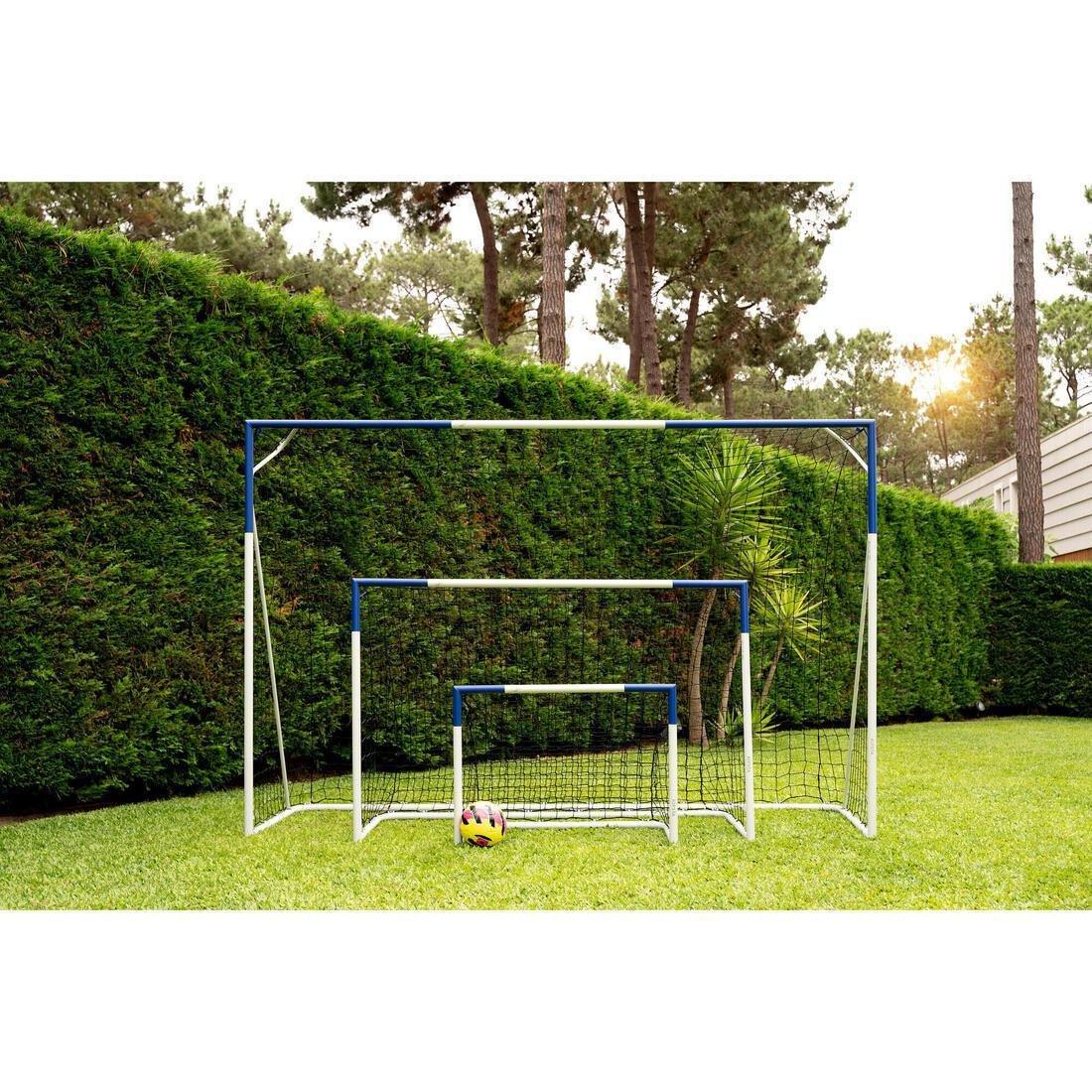 3X2Ft Small Metal Football Goal, Grey, No Color, large image number 8