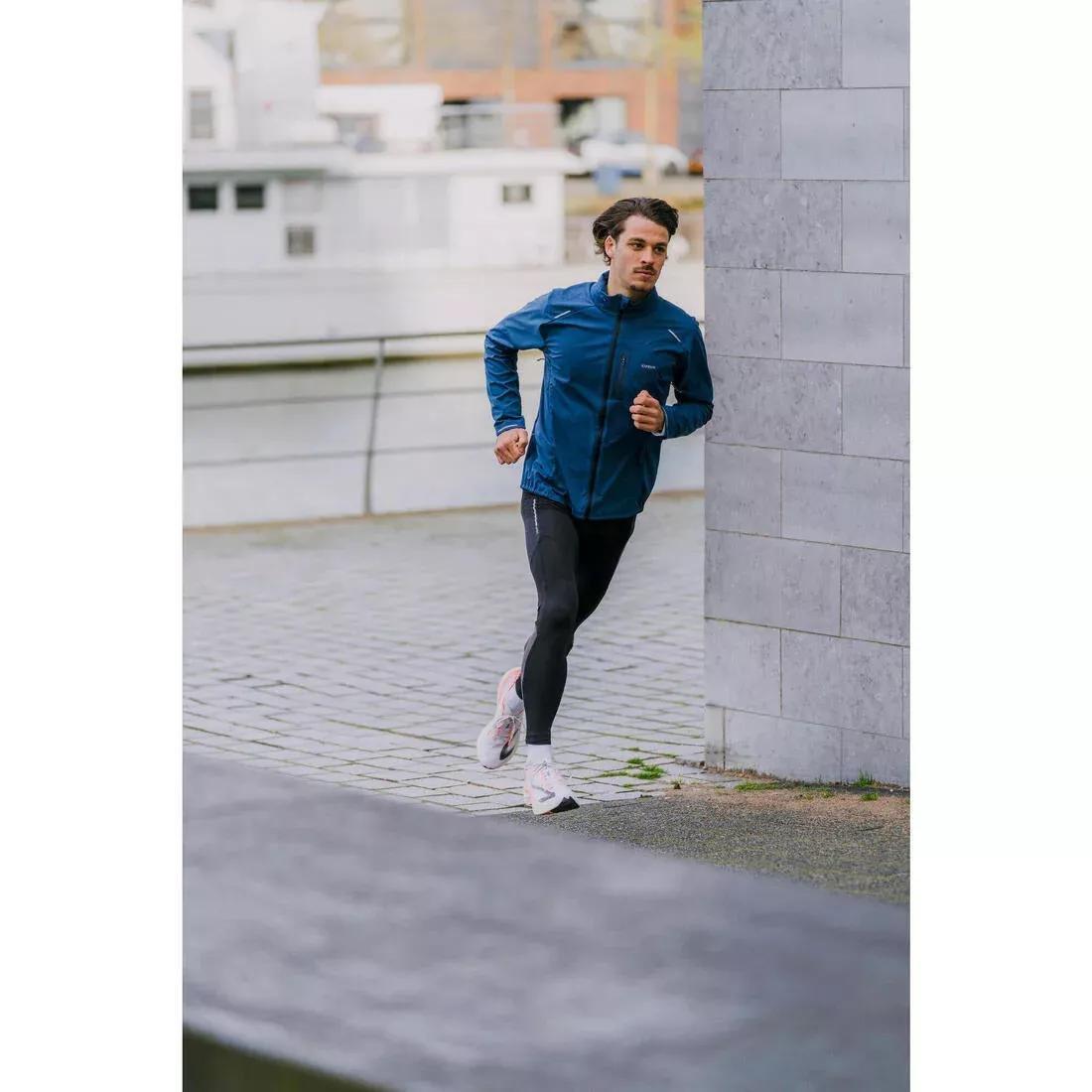 Men's Long-Sleeved Running Jacket - Kiprun Run 900 Warm Regul, Navy, 5401_000, large image number 9