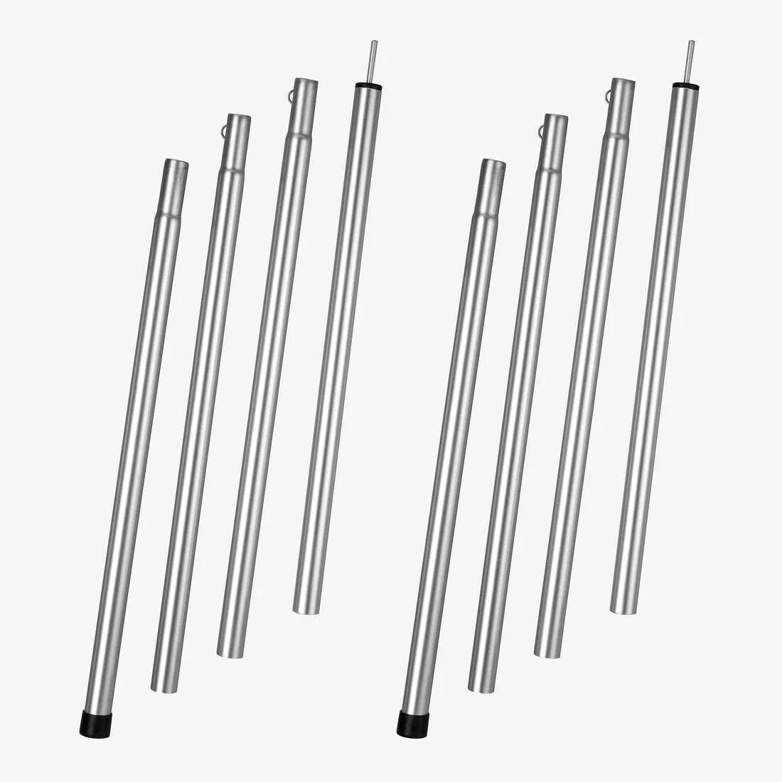 Aluminium Camping Tent Poles And Tarp X2 - 200 Cm, White, No Color, large image number 2