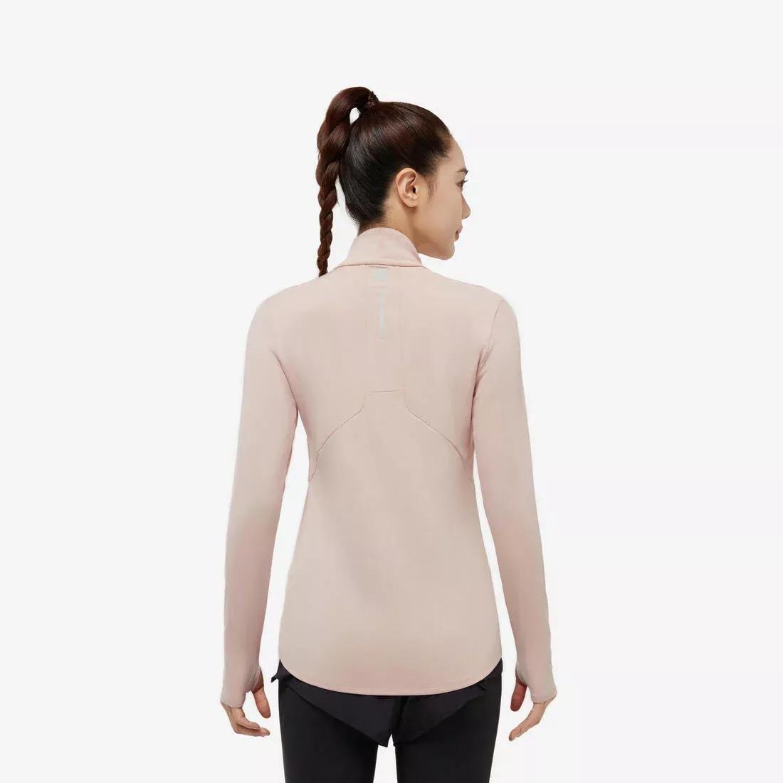 Women Running T-Shirt With Long Sleeves, Pink, No Color, large image number 2