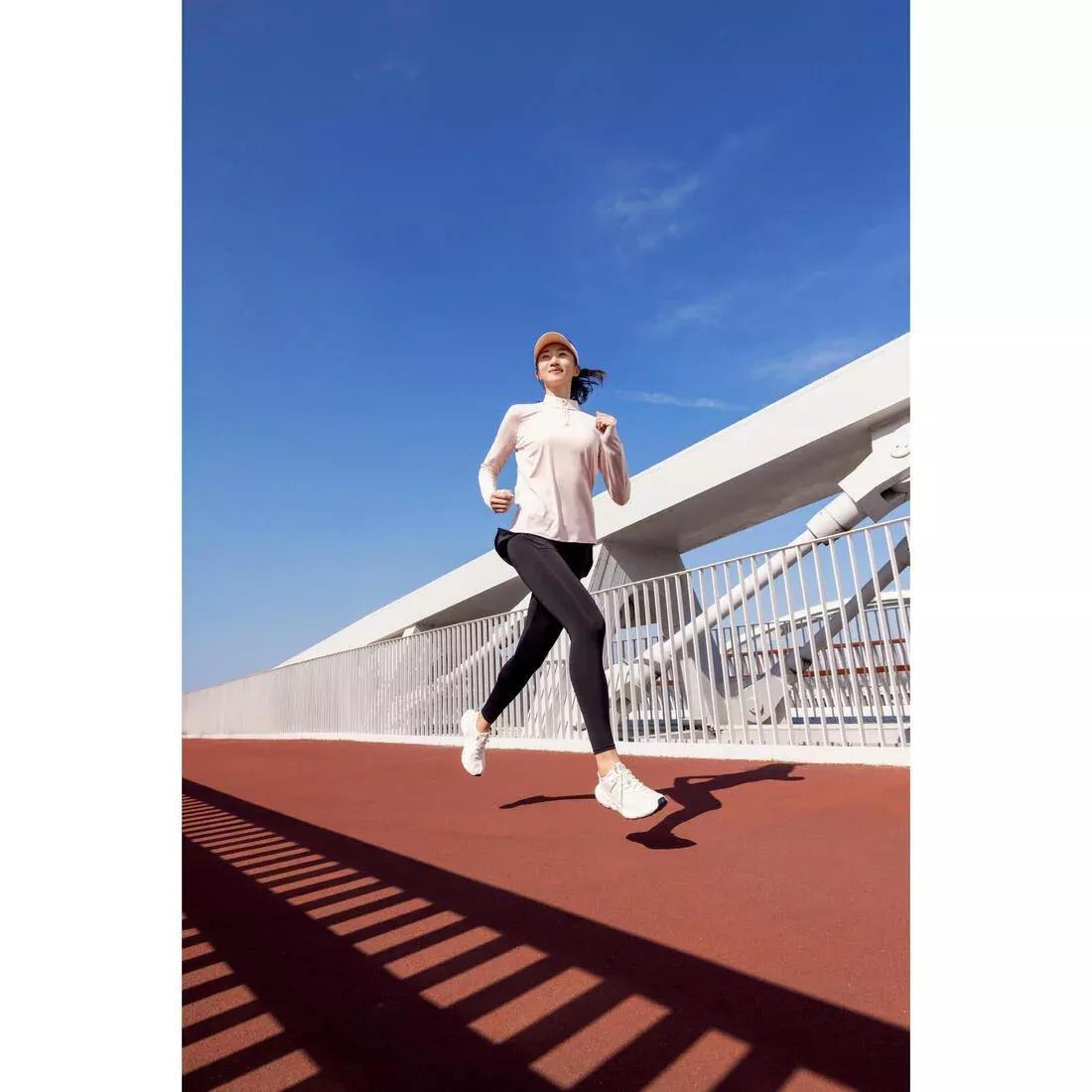 Women Running T-Shirt With Long Sleeves, Pink, No Color, large image number 7