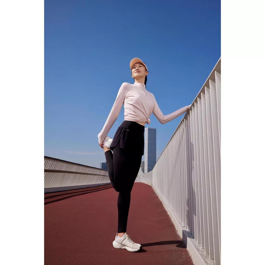 Women Running T-Shirt With Long Sleeves, Pink, No Color, large image number 9