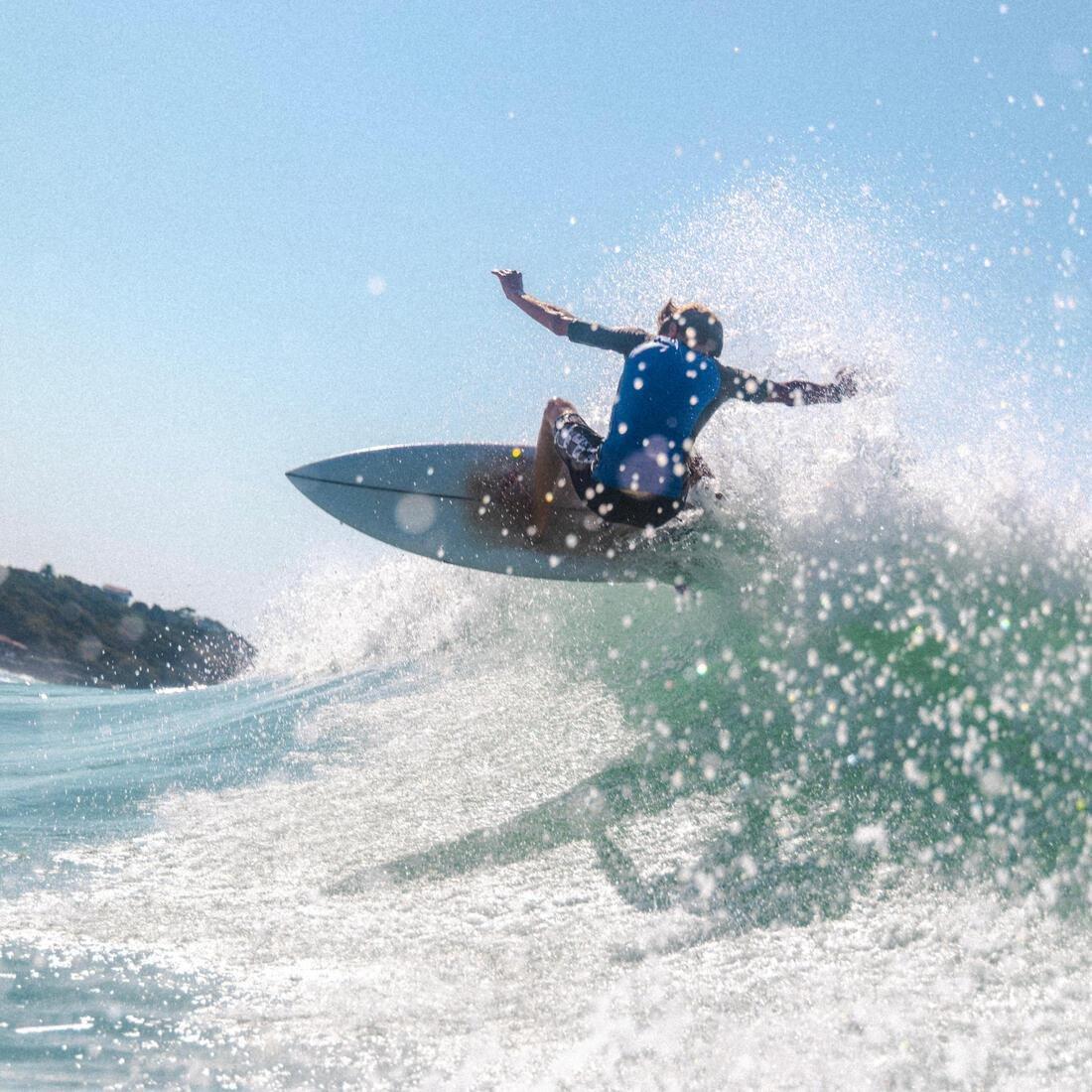 FLUO ACID YELLOW Boys' surfing boardshorts - 900 band, No Color, large image number 9