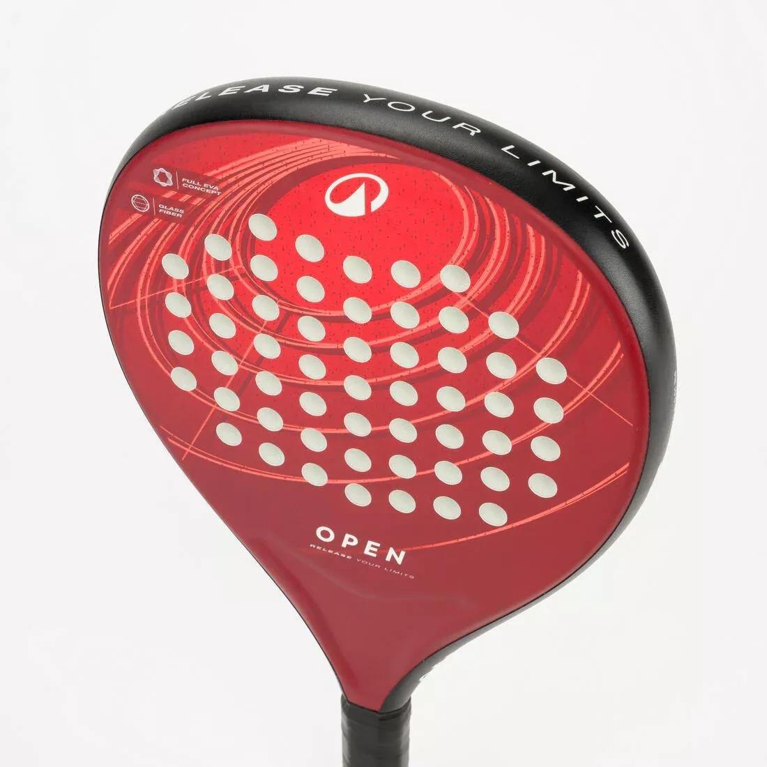 Adults Padel Racket - PR190, Red, No Color, large image number 8