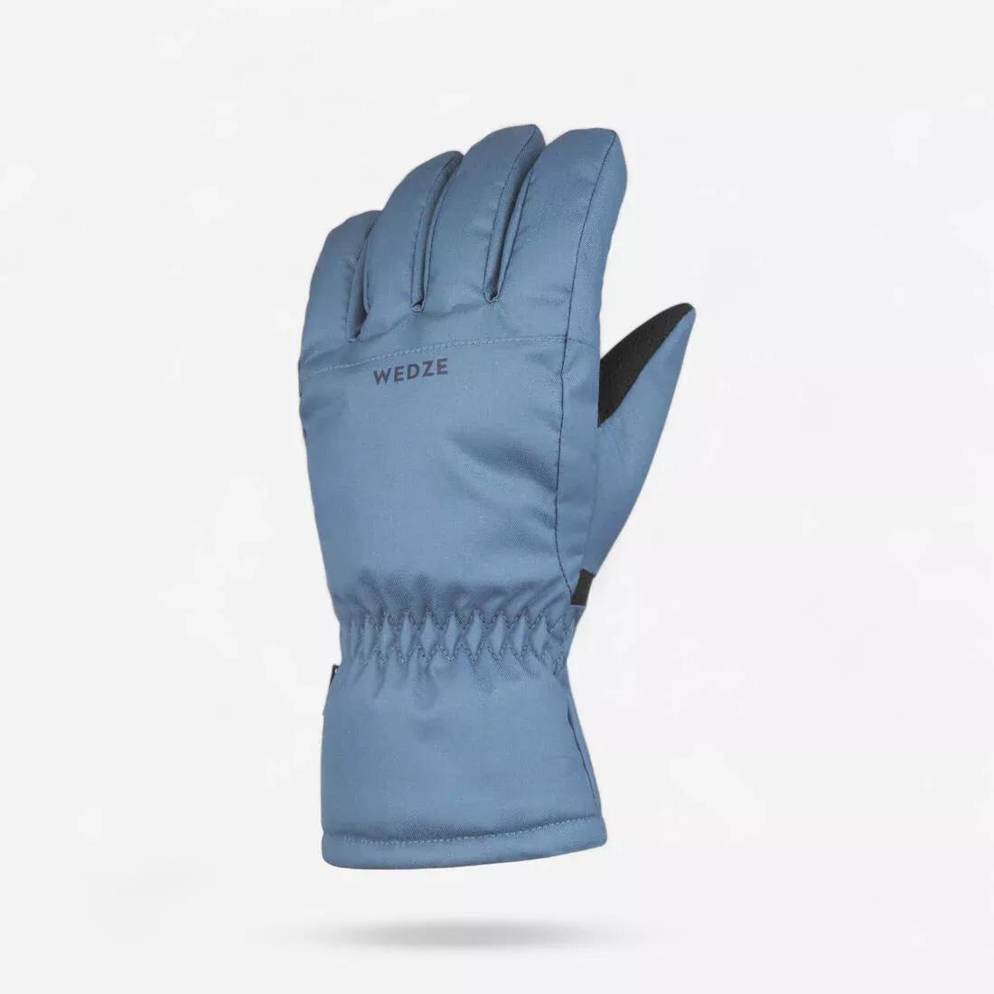 Children's Ski Waterproof And Warm Gloves - 100, Blue, No Color, large image number 3