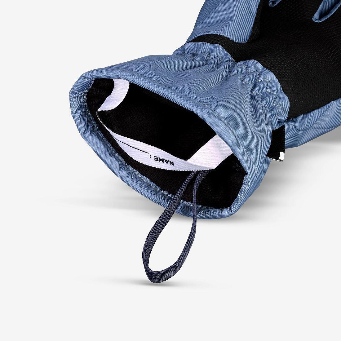 Children's Ski Waterproof And Warm Gloves - 100, Blue, No Color, large image number 6