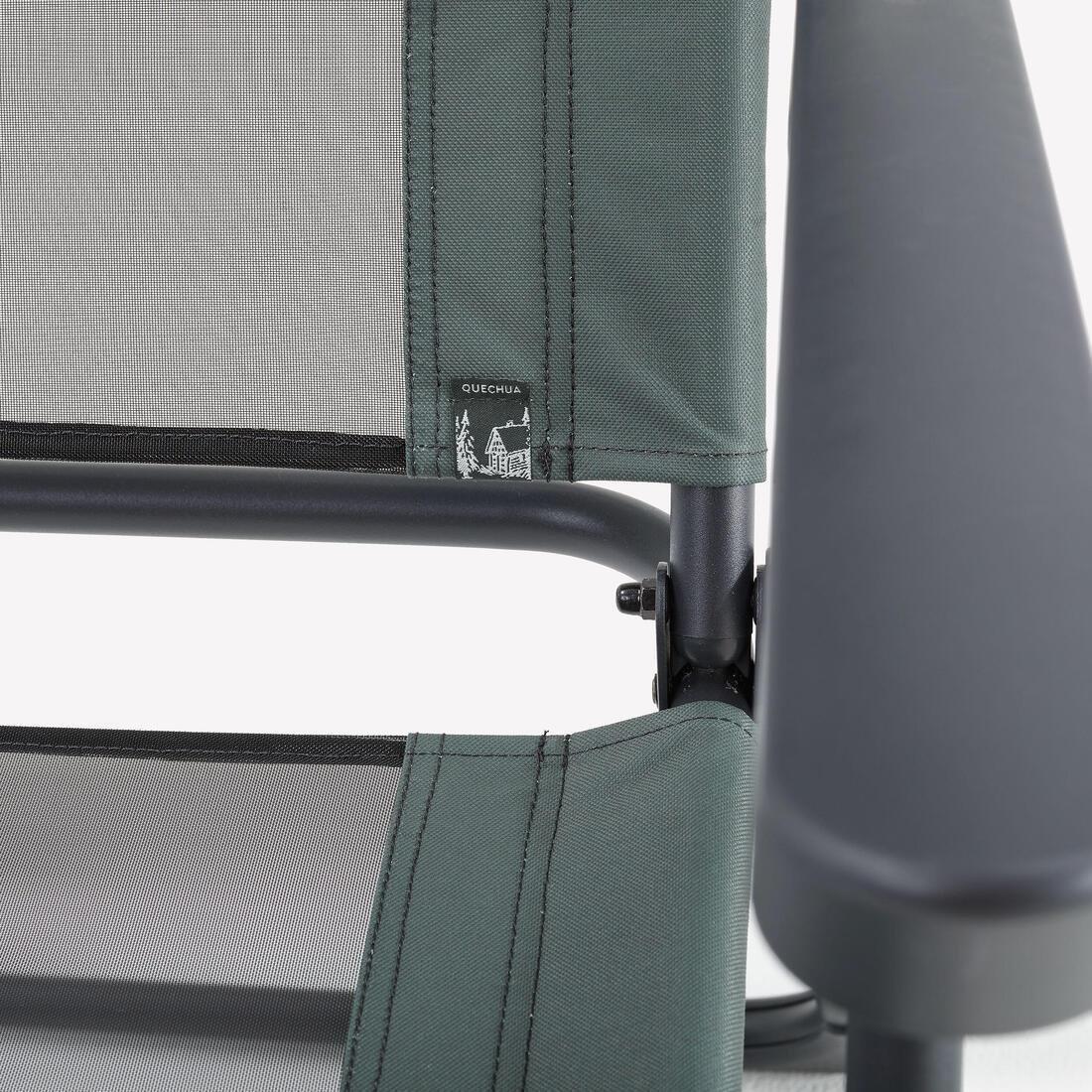 Camping Comfortable Reclining Folding Armchair, Grey, No Color, large image number 6