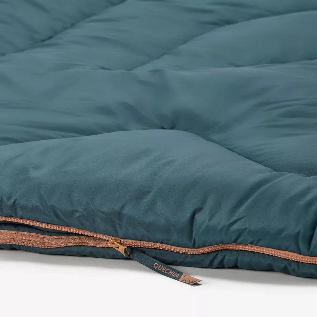 10C Camping Sleeping Bag, 2-Person, Comfort, Green, No Color, large image number 4