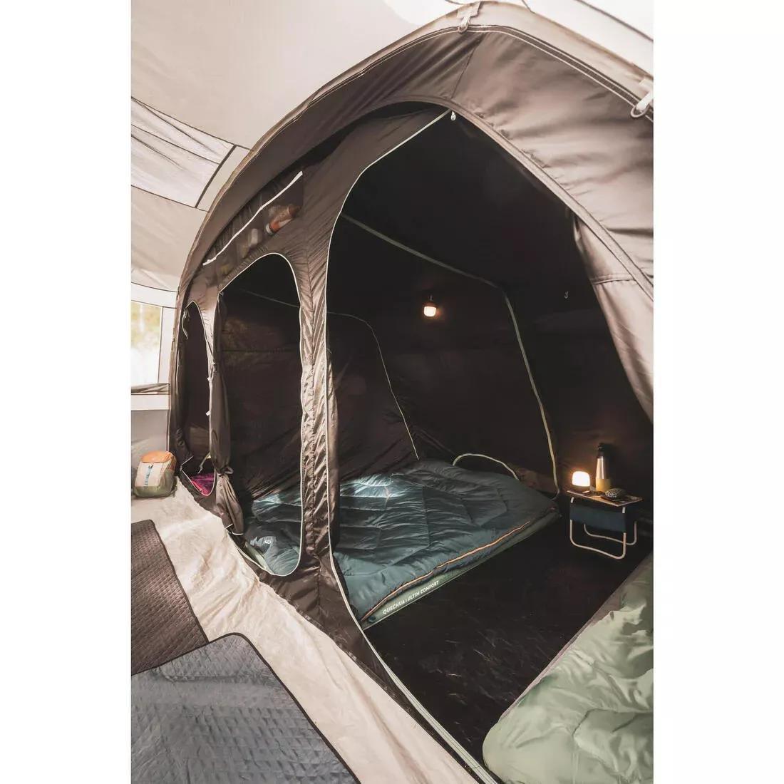 10C Camping Sleeping Bag, 2-Person, Comfort, Green, No Color, large image number 6