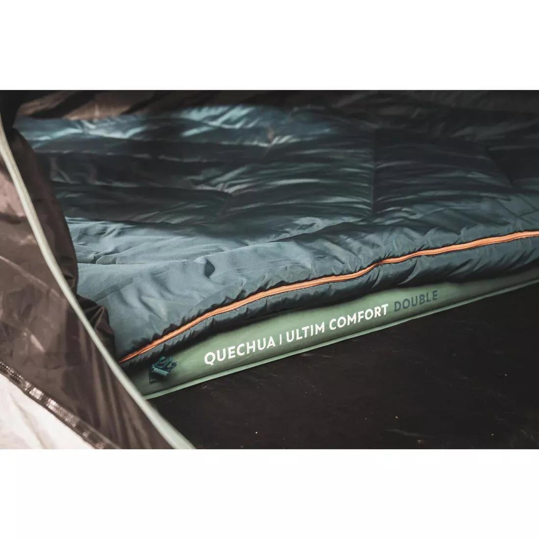 10C Camping Sleeping Bag, 2-Person, Comfort, Green, No Color, large image number 7