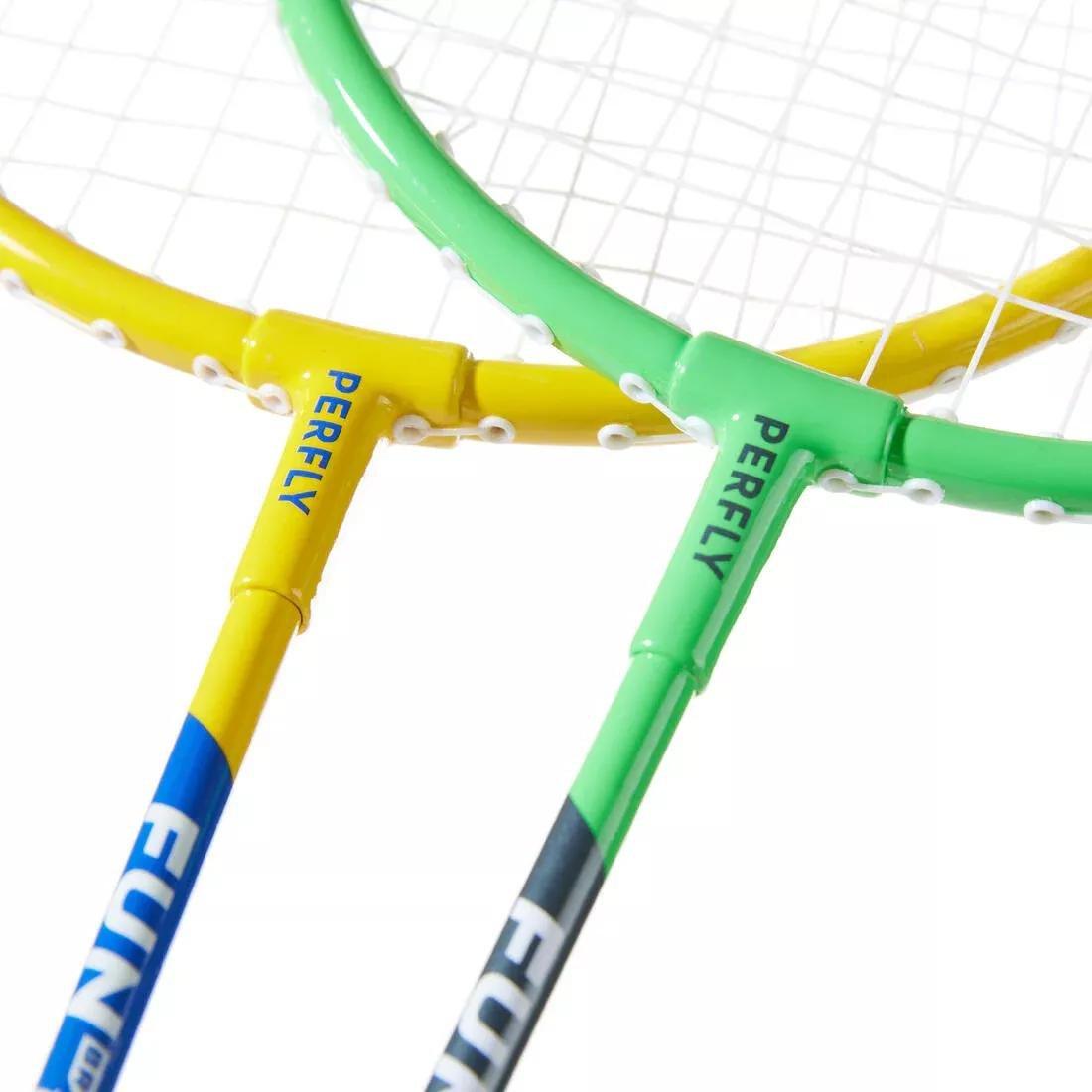 Kids Unisex Badminton Racket Set - BR130, Multicolour, No Color, large image number 3
