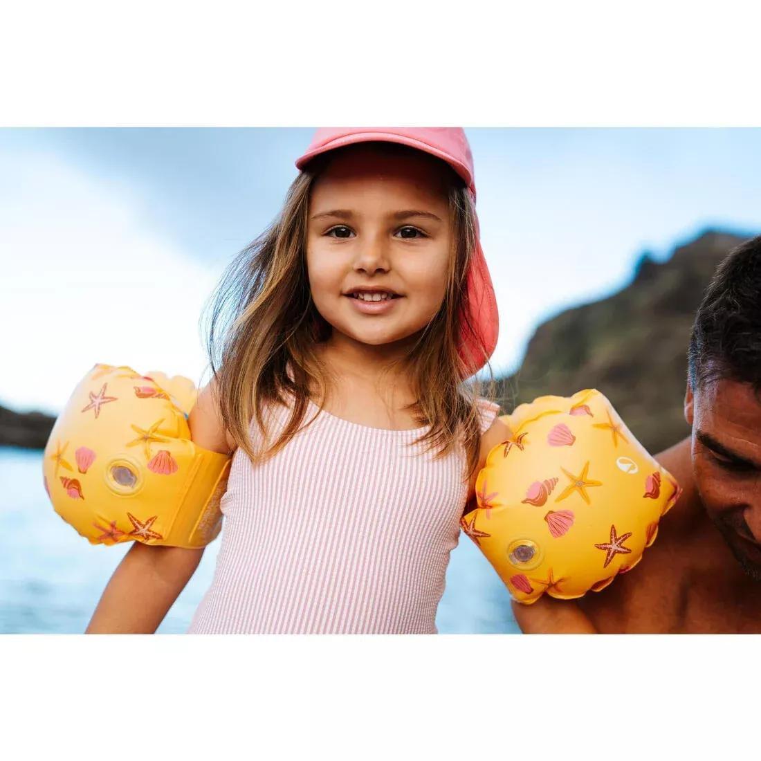 Kids Girls 1-piece skirt swimsuit, Pink, No Color, large image number 7