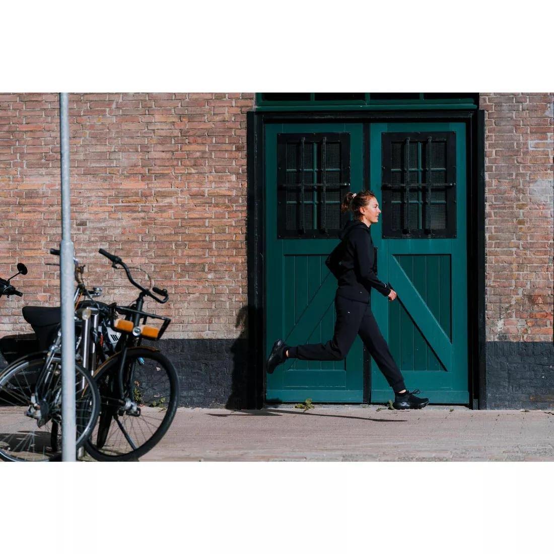 Women Warm Running Trousers - Kiprun Run 500 Warm, Black, No Color, large image number 6