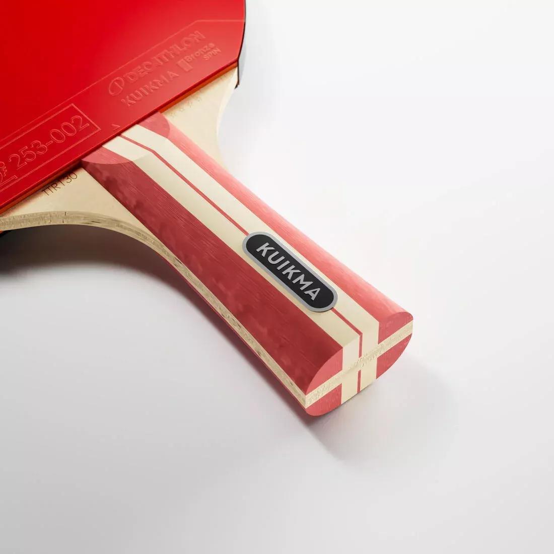 Table Tennis Bat TTR 130 Spin 4* ITTF School/Club, Red, No Color, large image number 4