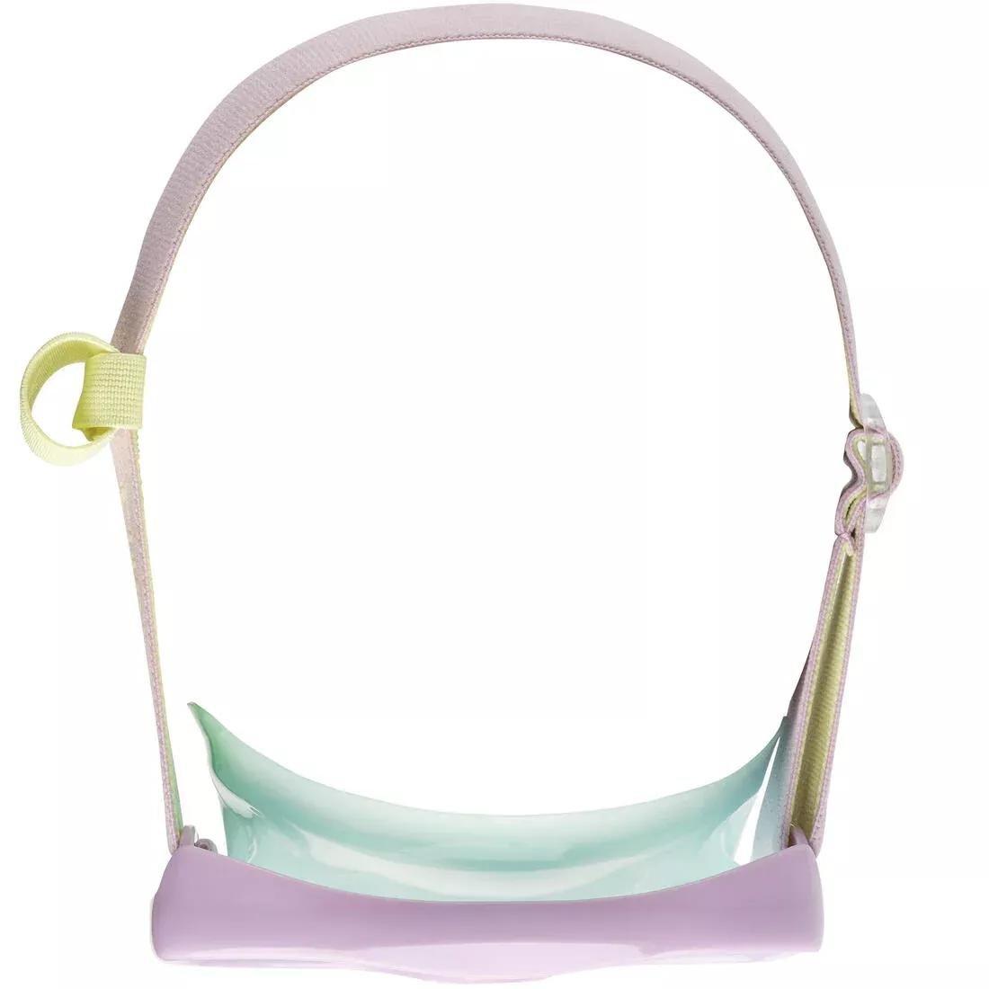 DUSK BLUE Kids diving mask - 100 comfort pastel, No Color, large image number 7