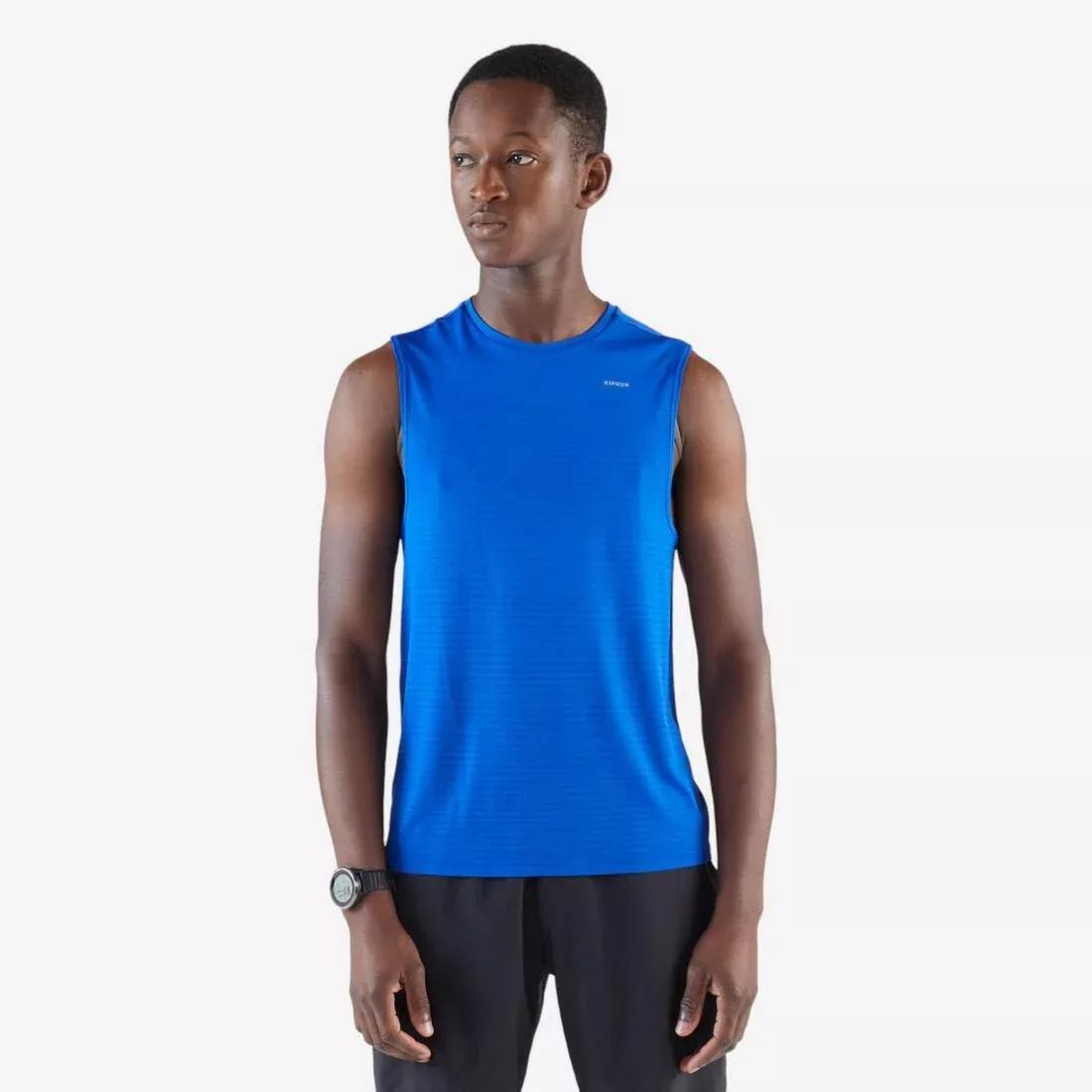 Comfort Running Tank Top With No Side Seams - 500, Blue, 5401_000, large image number 0