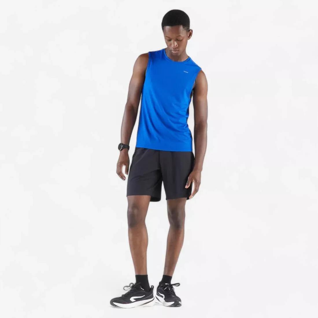Comfort Running Tank Top With No Side Seams - 500, Blue, 5401_000, large image number 2