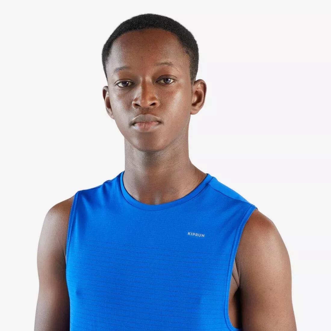 Comfort Running Tank Top With No Side Seams - 500, Blue, 5401_000, large image number 4