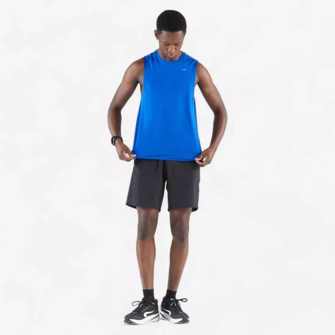 Comfort Running Tank Top With No Side Seams - 500, Blue, 5401_000, large image number 6
