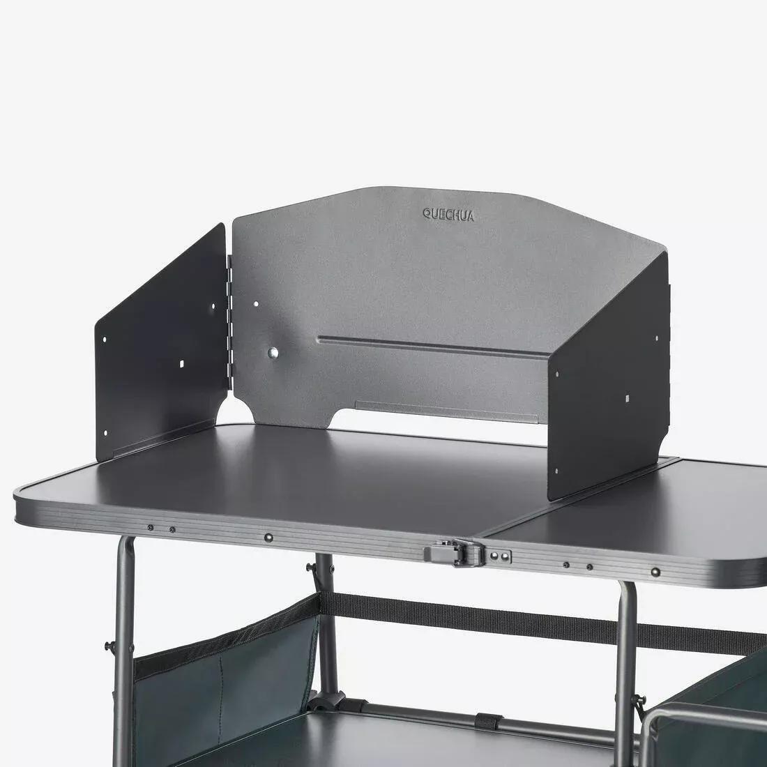 Camping Kitchen Unit L - Foldable And With A Wind Shield, Green, No Color, large image number 9