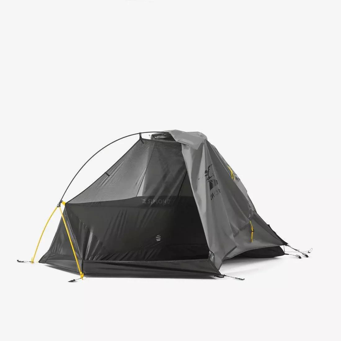 1-person dome trekking tent, lightweight and free-standing - MT900, Grey, No Color, large image number 6