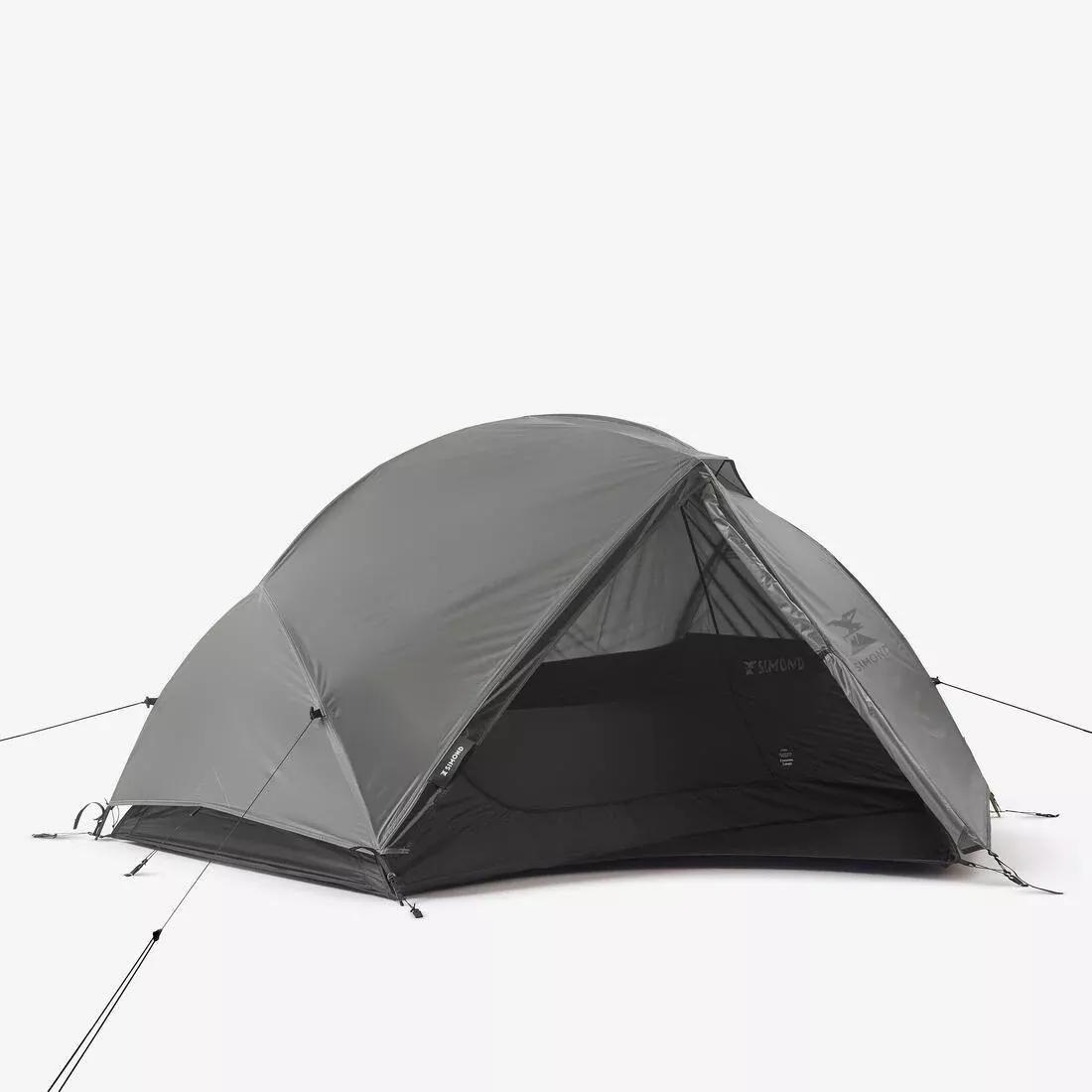 GRANIT GREY Trekking dome tent - 2-p - MT900, No Color, medium