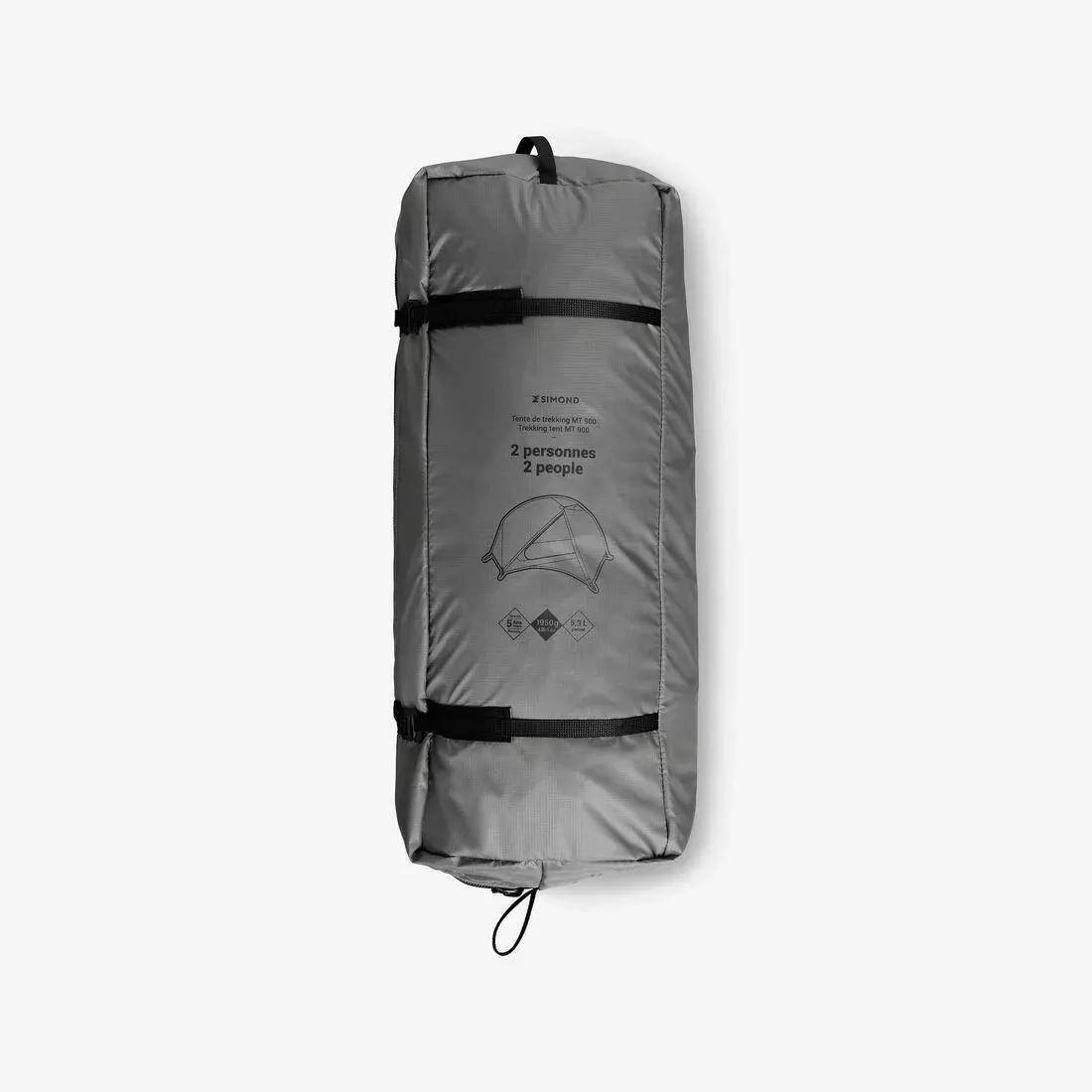 GRANIT GREY Trekking dome tent - 2-p - MT900, No Color, medium
