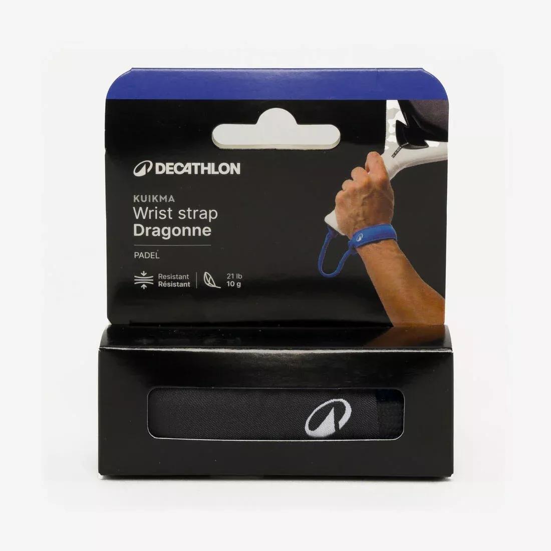 Customisable And Washable Padel Strap, Black, No Color, medium