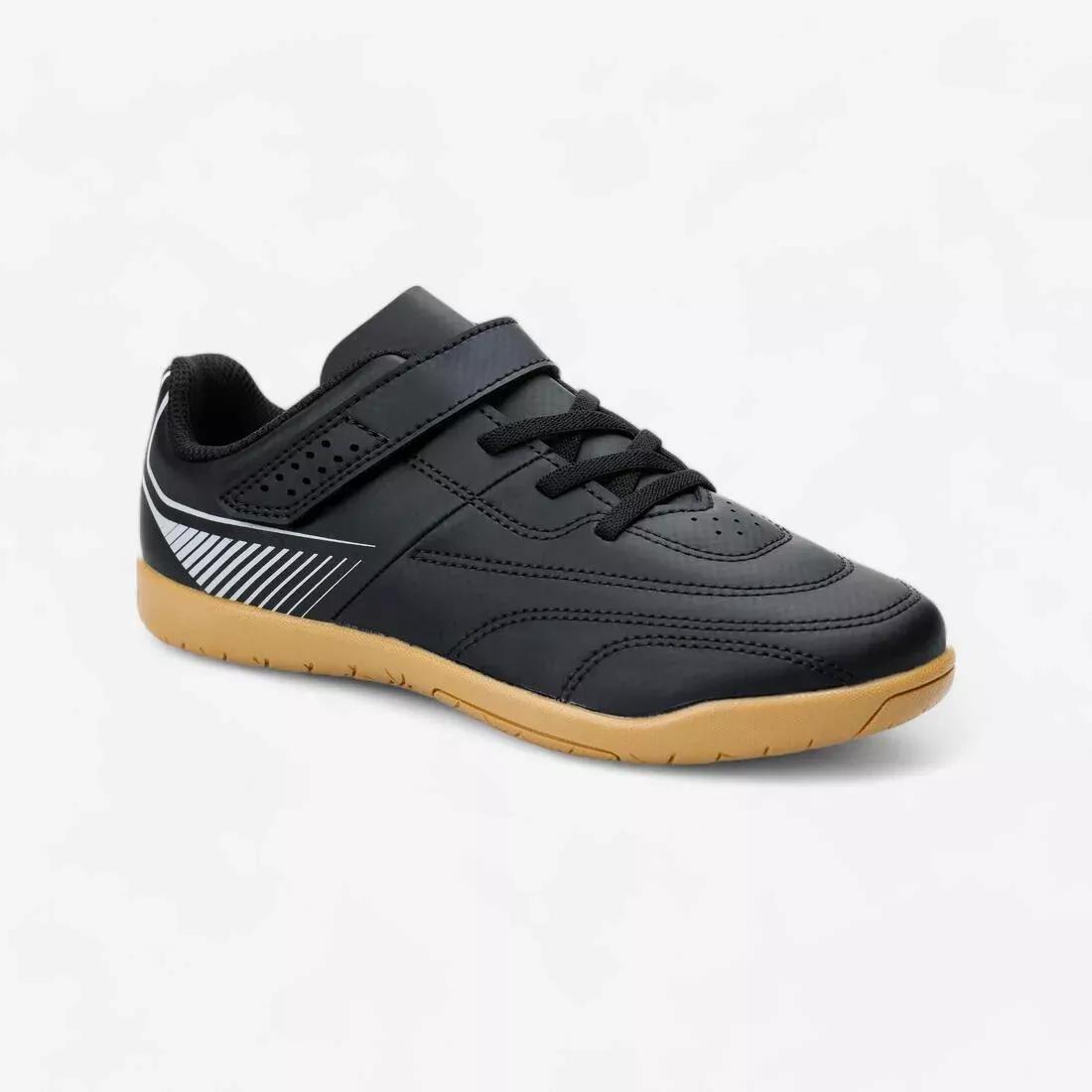 Kids Unisex Futsal Trainers 100, Grey, No Color, large image number 1