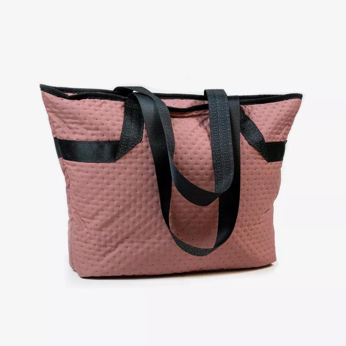 TAUPE PINK Women's 25 L Tote Bag with Pockets - Brown, No Color, large image number 1