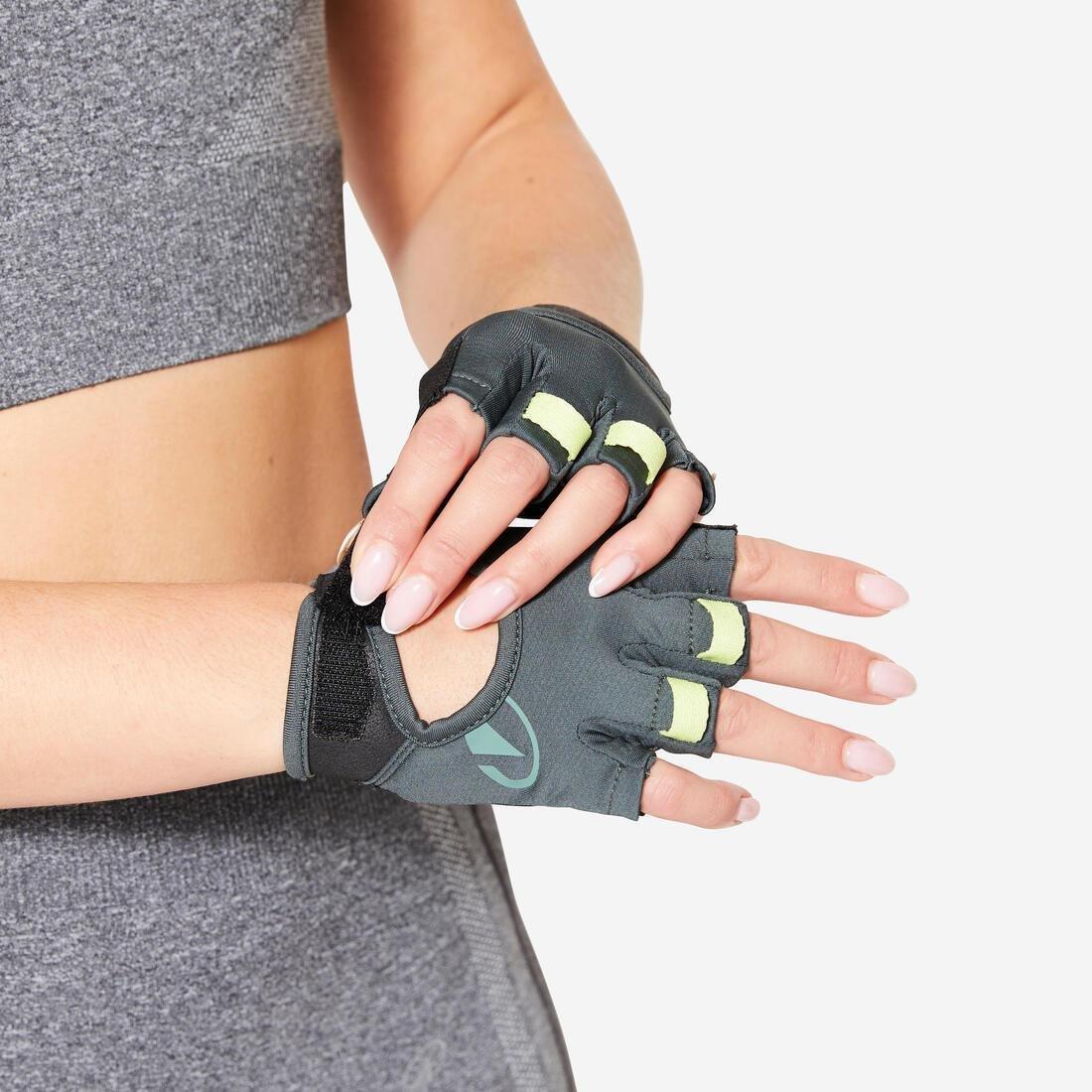 SMOKED GREEN Breathable, Durable Fitness Gloves, 5401_000, large image number 5